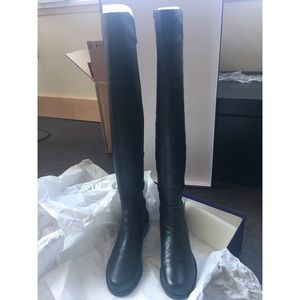 5050 Stuart Weizmann Leather Over-the-knee boot